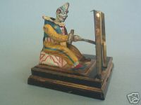 Rare Early Drawing Clown Novelty Toy Germany